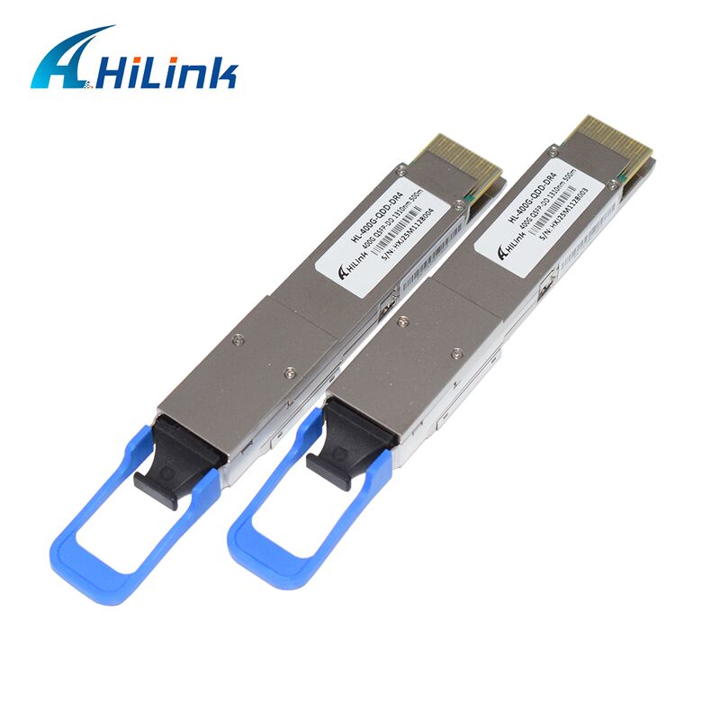 হিলিংক HL-400G-QDD-DR4 400Gb/s 500M QSFP-DD DR4 MPO-12 অপটিক্যাল ট্রান্সসিভার সামঞ্জস্যপূর্ণ মডিউল