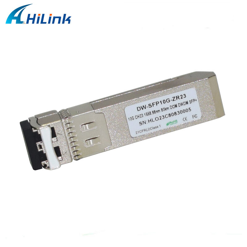 হিলিংক 10Gb SFP+ DWDM SFP 100GHZ CH17~61 ঐচ্ছিক 80km ট্রান্সসিভার অপটিক্যাল মডিউল ডুপ্লেক্স LC কমার্শিয়াল ইন্ডাস্ট্রিয়াল