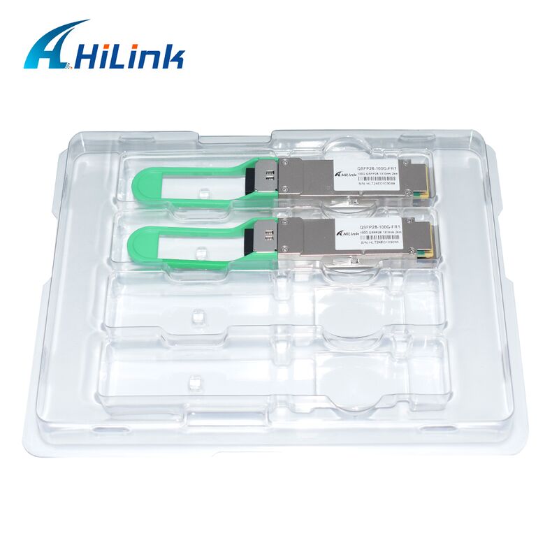 HL-QSFP28-100G-FR1 100Gbps QSFP28 FR সিঙ্গল ল্যাম্বডা ট্রান্সিভার 2km রিচ অপটিক্যাল ট্রান্সিভার মডিউল সহ
