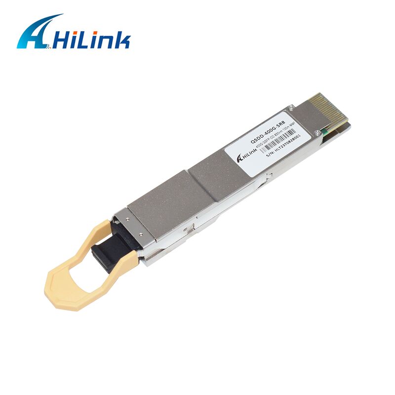 হিলিংক QSDD-400G-SR 400G QSFP56-DD SR8 400G ডেটা রেট, 850nm তরঙ্গদৈর্ঘ্য এবং 100m দূরত্ব সহ অপটিক্যাল ট্রান্সসিভার