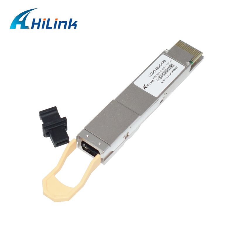 হিলিংক QSDD-400G-SR 400G QSFP56-DD SR8 400G ডেটা রেট, 850nm তরঙ্গদৈর্ঘ্য এবং 100m দূরত্ব সহ অপটিক্যাল ট্রান্সসিভার