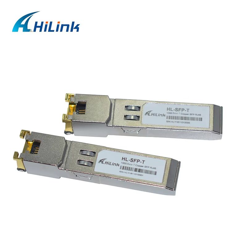 Hilink HL-SFP-T 1000BASE-T এবং 10/100/1000BASE-T কপার SFP ট্রান্সসিভার RJ-45 কানেক্টর সহ