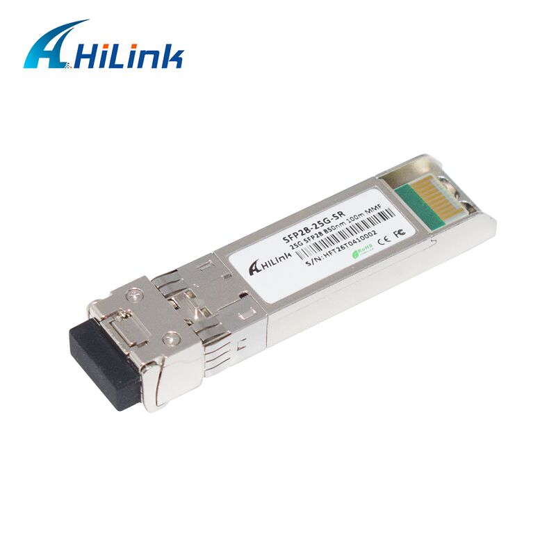 HL-SFP28-25G-SR 25G SFP28 SR ডুয়াল এলসি ট্রান্সিভার 25Gbps ডেটা রেট 100m দূরত্ব এবং 850nm তরঙ্গদৈর্ঘ্য সহ