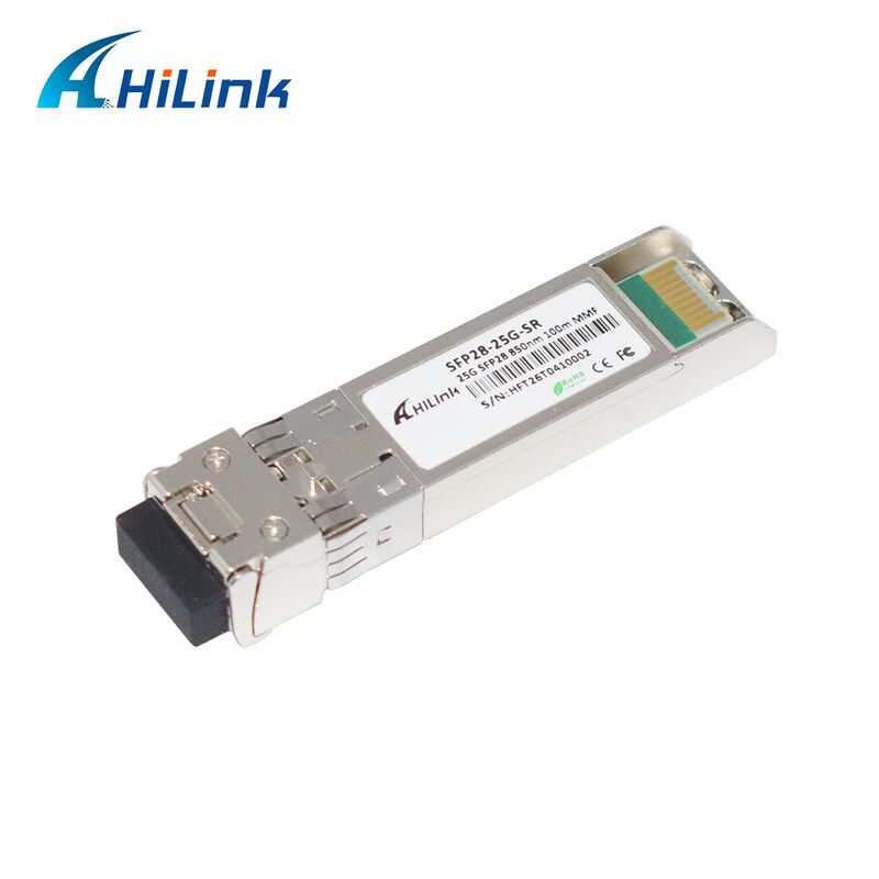 HL-SFP28-25G-SR 25G SFP28 SR ডুয়াল এলসি ট্রান্সিভার 25Gbps ডেটা রেট 100m দূরত্ব এবং 850nm তরঙ্গদৈর্ঘ্য সহ