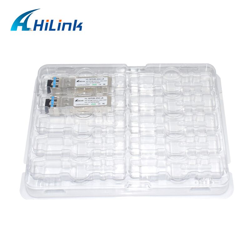 HL-SFP28-LR-10KM 25G SFP28 ট্রান্সিভার 10km ট্রান্সমিশন দূরত্ব, 25.78Gbps ডেটা রেট, এবং কম শক্তি খরচ <1.2W
