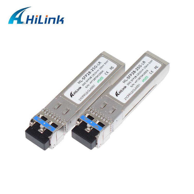 HL-SFP28-LR-10KM 25G SFP28 ট্রান্সিভার 10km ট্রান্সমিশন দূরত্ব, 25.78Gbps ডেটা রেট, এবং কম শক্তি খরচ <1.2W