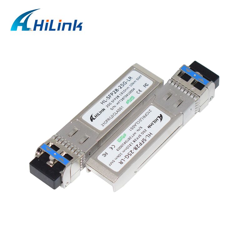 HL-SFP28-LR-10KM 25G SFP28 ট্রান্সিভার 10km ট্রান্সমিশন দূরত্ব, 25.78Gbps ডেটা রেট, এবং কম শক্তি খরচ <1.2W