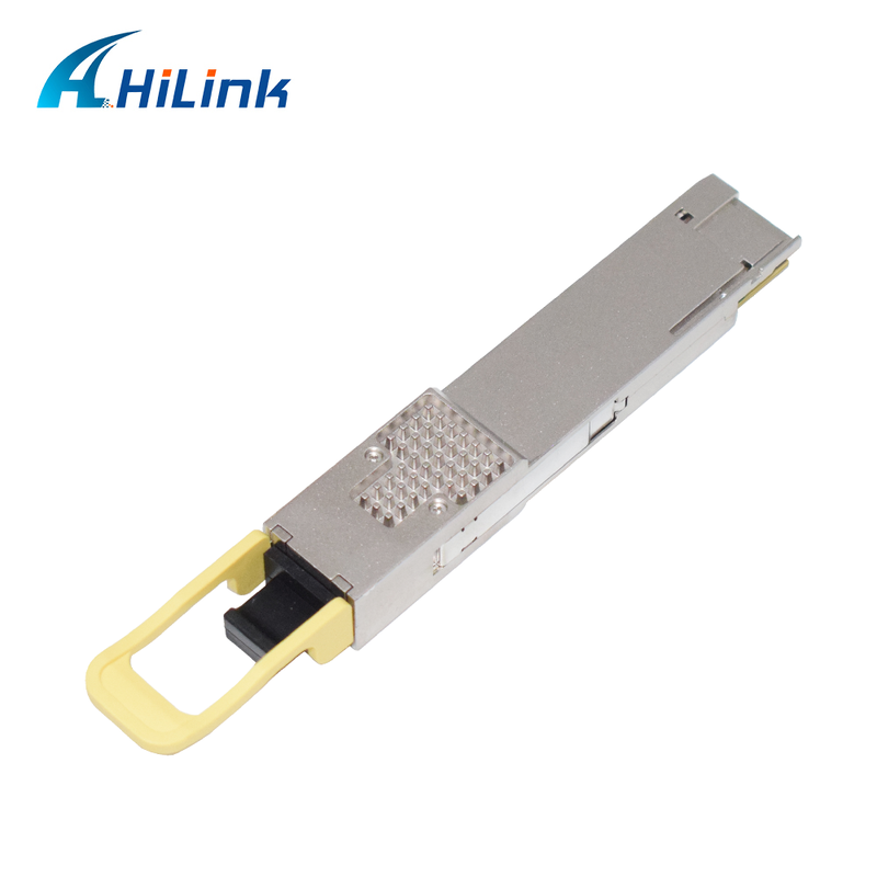হিলিংক সামঞ্জস্যপূর্ণ 400G QSFP-DD SR4 অপটিক্যাল মডিউল 100m ট্রান্সমিশনের জন্য MPO-12 সংযোগকারী সহ