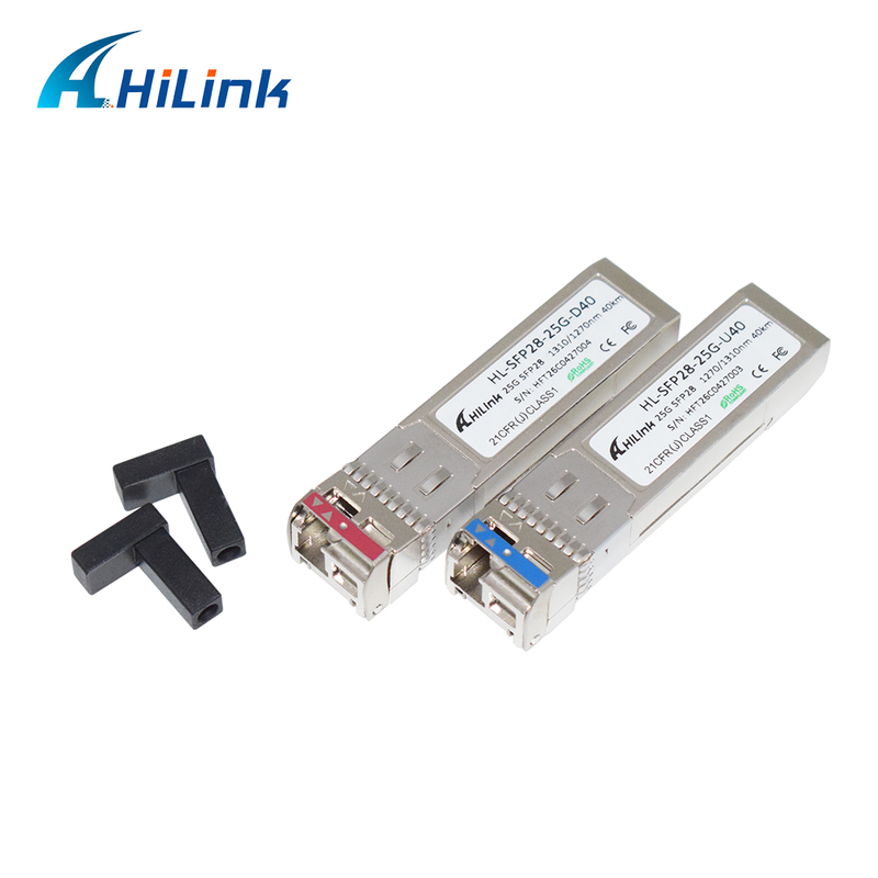 25GBASE SFP28 25G BIDI 10KM 1270/1330nm DML+PIN LC অপটিক্যাল মডিউল ট্রান্সসিভার DOM