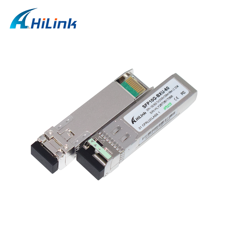 10G SFP+ Optical Module 60km BiDi SFP+ Transceiver with 1270nm/1330nm Wavelength and DOM LC Connector