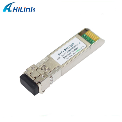 বিড়ি 20km 10G SFP+ ট্রান্সসিভার Tx1270nm / Rx1330nm SFP+ ফাইবার অপটিক্যাল মডিউল