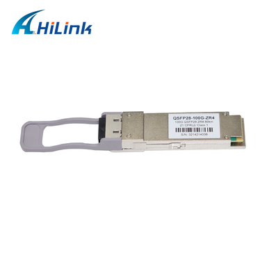 80km 1310nm SMF ডুপ্লেক্স LC QSFP Gbic অপটিক্যাল ট্রান্সসিভার মডিউল QSFP28 100G ZR4 DOM