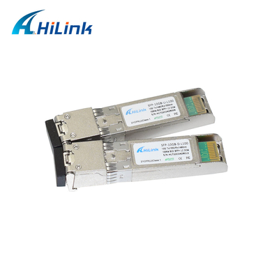 10Gb/s 100KM BiDi SFP+ ট্রান্সসিভার 1490/1550nm একক মডিউল LC সংযোগকারী DOM