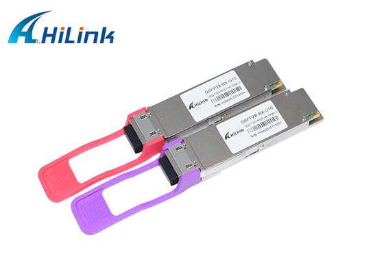 100G QSFP28 PAM4 10km LR BIDI অপটিক্যাল ট্রান্সসিভার সিমপ্লেক্স LC 1271/1331nm SMF DOM