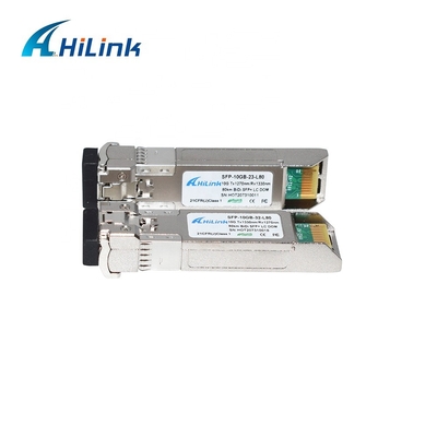10GBASE BIDI 1490/1550nm SFP+ 10G ইথারনেট ফাইবার অপটিক্যাল ট্রান্সিভার একক SFP+ BIDI 10G 80KM
