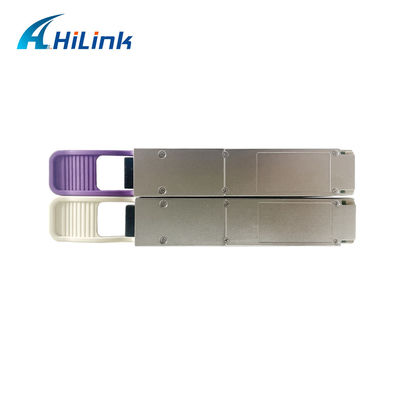 80KM দূরত্ব 1280/1300nm QSFP28 ZR4 BIDI ট্রান্সসিভার মডিউল 100Gb/s এ দ্রুত এবং স্থিতিশীল ডেটা ট্রান্সফারের জন্য
