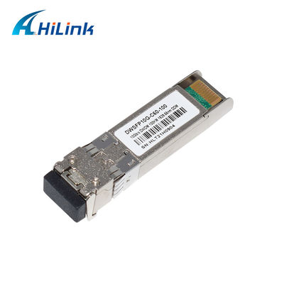 100KM DWDM DWSFP10G SFP+ ট্রান্সসিভার মডিউল C60 1529.55nm 100km LC DOM