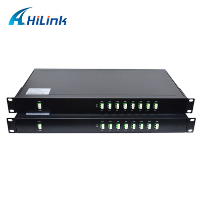 2x8ch DWDM Mux Demux মডিউল নিম্ন PDL 19 ইঞ্চি 1U র্যাক মাউন্ট করা LC APC